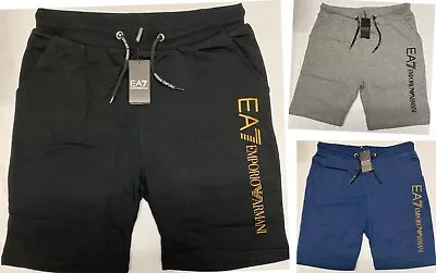 Emporio Armani Ea7 Classic Premium Soft Cotton Sweat Shorts • £13.99