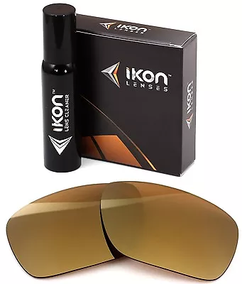 Polarized IKON Iridium Replacement Lenses For Oakley Dispatch 1 24K Gold Mirror • $35.90