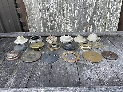 $28.95 • Buy Lot Assorted Vintage Brass Chandelier Lamp Light Parts Restore Art Crafts