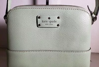 Kate Spade Leather Hanna Crossbody Bag Mint Green Satchel Purse New With COA • $81.50