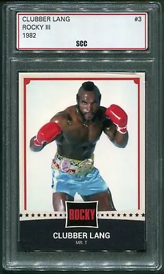 Custom 1982 Rocky III Movie Trading Card #3 Mr. T As Clubber Lang • $23