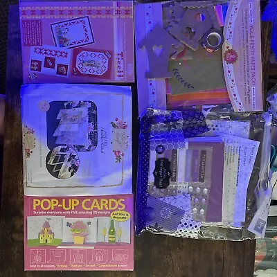 Five Craft Card Making Kits - Including Purple Goody Bag & Weaving Card Kit • £5.39