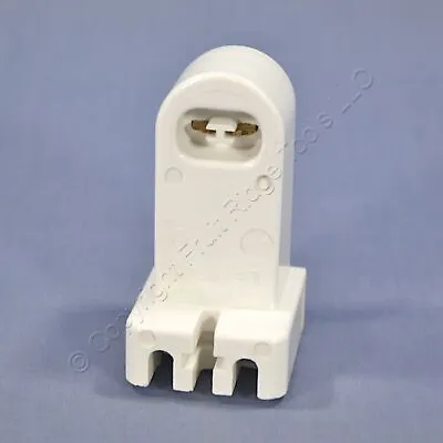 Leviton White High Output T8 T12 Fluorescent Lamp Holder Light Socket Bulk 489 • $2.27