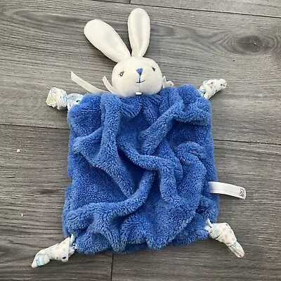 Kaloo Plume Baby Comforter Doudou  Rabbit Ocean Blue Rabbit Super Soft B99 • £17