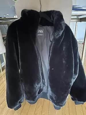 Zara Faux Fur Coat Men • $75