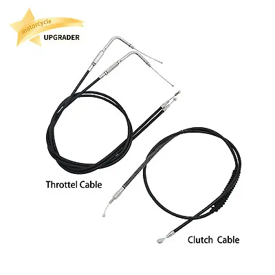 Lengthened Extended Throttle Line Clutch Cable Wire For Harley Sportster Dyna • $22.88