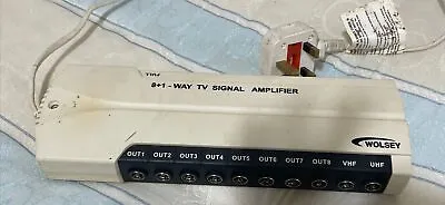 Wolsey Triax 8 + 1 Way TV Signal Amplifier 334038 • £25