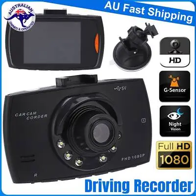 $19.88 • Buy Dash Cam 1080P HD Car DVR Video Driving Recorder Front Camera Night Vision 170°