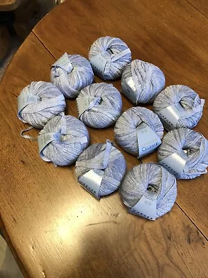 Jaeger Celeste Ribbon Yarn  11 Balls Grey • $15