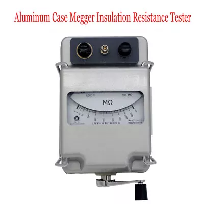 Megohmmeter 5000V Insulation Resistance Tester  Hand Crank Megger • $216