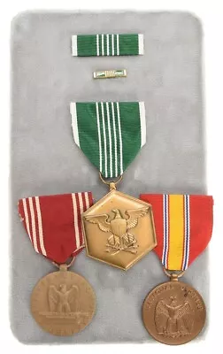 US Army Commendation Good Conduct & American Defense Medals • $14.99