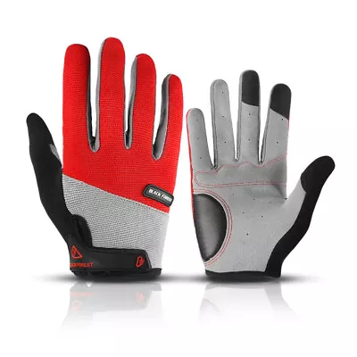 Men Women Full Finger Touch Screen Cycling Gloves MTB DH Mountain Bike Gloves US • $6.89