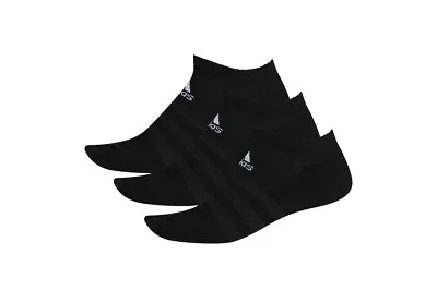 $35 • Buy 3PK Adidas Unisex Cushion Low Cut Socks Gym Training Sportswear Size XL Black