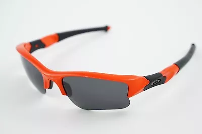 03-898 Oakley Flak Jacket 1.0 Infrared Red/OO Black Iridium Polarized 63-14 • $79.99