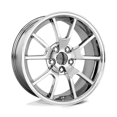 Ford Mustang FR500 Style Wheel 18x10 +22 Chrome 5x114.3 5x4.5 (QTY 1) • $320