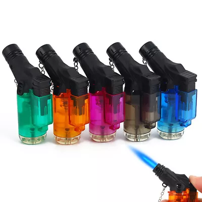 Windproof Mini Jet Torch Cigar Lighter Lot Refillable Butane Gas In Pack Of 5 • $13.66