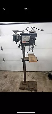 1970s Sears 15 1/2” Drill Press 113.24590 PART OUT  Parts Only Vintage Old 1/2hp • $12345