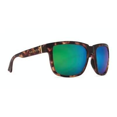 Kaenon Salton Polarized Sunglasses Matte Tortoise Coastal Green Mirror • $125