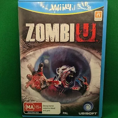 Zombi U Nintendo Wii U First Person Shooter Horror PAL VGC Free Shipping Tracked • $19.99