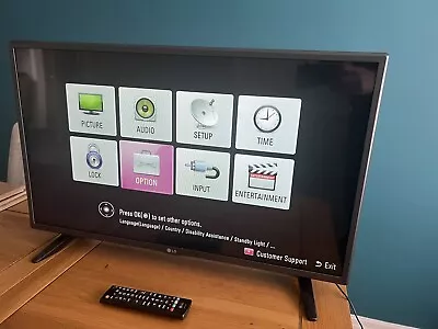 LG 32LF510B 32  LED-backlit LCD TV - HD  HDMI Scart - With Remote • £80