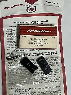 Redfield Frontier Scope Mount Base 513134 For FN Mauser Action • $19.95