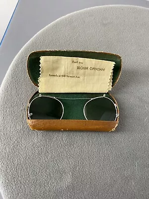 Vintage Ray Ban Bausch & Lomb 1/10 12K GF B&L Clip-on Sunglasses W/ Case USA • $84.29