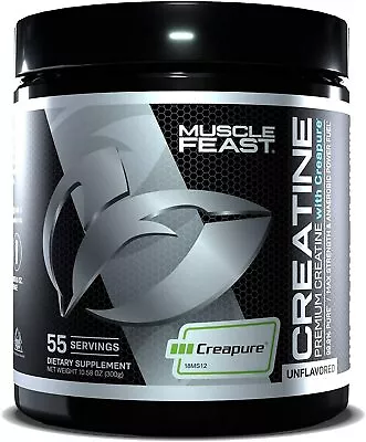 Muscle Feast Creapure Creatine Monohydrate Powder Keto Gluten-Free 300G • $46.99