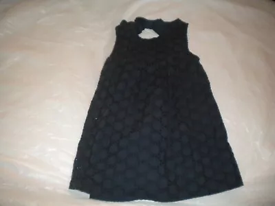 Nice Dressy  Maggie And Zoe  Navy   Blue Dress Size 2 T  100% Cotton  • $5