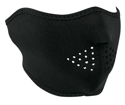 Zan Headgear Oversize Black Neoprene Half Face Mask Motorcycle Snowboarding Ski • $15.99