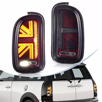 VLAND Pair LED Tail Lights Smoked For MINI Cooper Clubman 2007-2013 Rear Lamps • $175.55