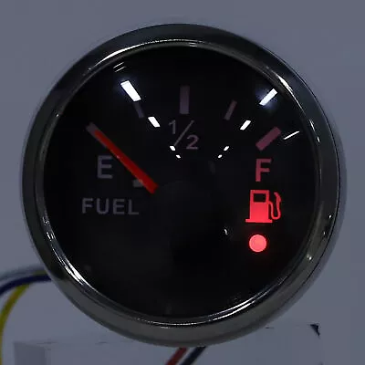 2in Fuel Level Gauge Intelligent Alarm IP67 Waterproof Marine Auto Instrument • $17.13