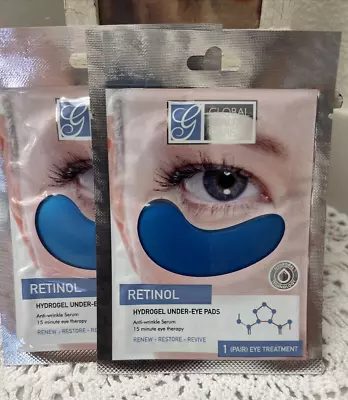 (2) RETINOL HYDROGEL Under-eye Pads - Anti-wrinkle Serum-NEW! • $9.99