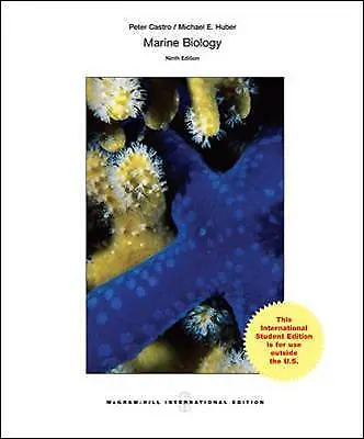 Marine Biology By Michael Huber Peter Castro (Paperback 2012) • $18.67