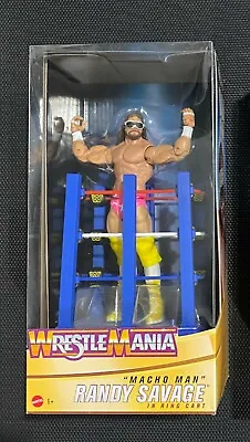 WWE Mattel Macho Man Randy Savage Wrestlemania Celebration Series Figure WWF • $27.99