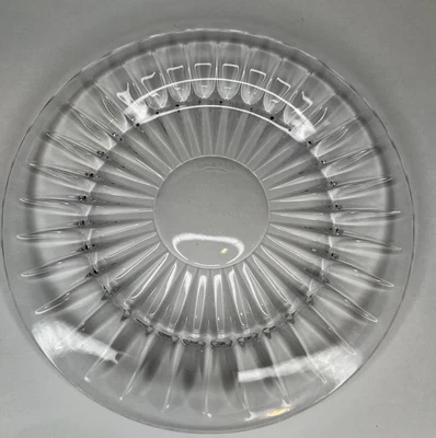 $24 • Buy Val St. Lambert Crystal Balmoral 7.75” Salad Bread Desert Plate￼