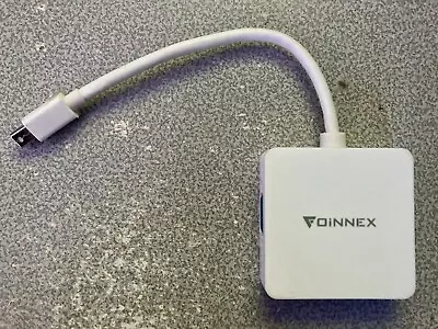 FOINNEX Thunderbolt HDMI Mini DisplayPort To HDMI VGA DVI Adapter • $9.29