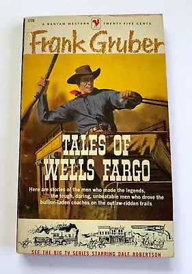 Tales Of Wells Fargo - Frank Gruber Vintage 1958 Bantam Western - Billy The Kid • $4.95