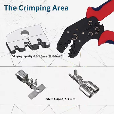 SN-48B Crimper Plier Crimping Tool Cable Wire Connectors Electrical Terminals • $16.10