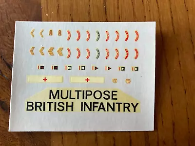 Airfix 1/32 British Infantry Multipose Decals • £1.99