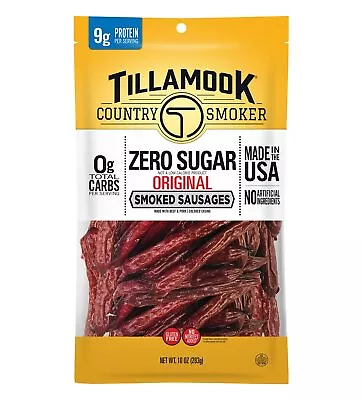 Tillamook Country Smoker Keto Friendly Zero Sugar Smoked Sausages 10 Ounce • $17.61