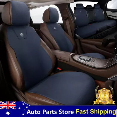 Saddle Leather Car Seat Covers Full Set Front Rear For Mazda 2 3 6 Mazda CX3 CX5 • $94