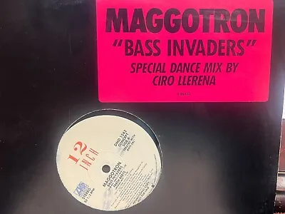 Maggotron Bass Invaders 12  1988 Atlantic Records DMD1242 DJ PROMO MIAMI BASS • $19.99