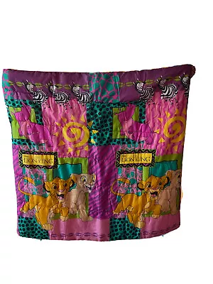 The Lion King Vintage 90's Disney Simba Nala Kids Sleeping Bag • $80