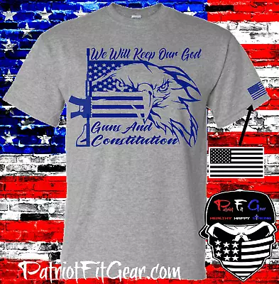 T-shirtGod Guns ConstitutionGun RightsWe The PeopleMolon LabeCustom T-shirt • $18.95