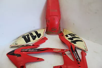 04-07 Honda Crf450r Crf 450 R Plastics Body Kit Fenders Fairings Cowls Oem Full • $120