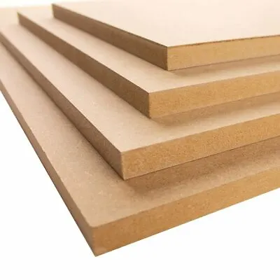 £14.99 • Buy Square MDF Boards, Sheets 12 & 18mm Thick Various Sizes 50mm - 800mm