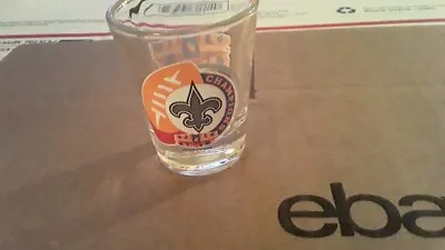$10 • Buy New Orleans Saints Nfl Superbowl Xliv Championship Glass Shotglass 2 Oz Size