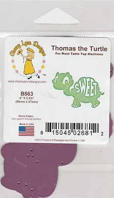 Cheery Lynn/ Metal / Cutting Die / B563/ Thomas The Turtle / Sweet • £4.95