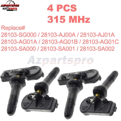 $22.93 • Buy 4 TPMS TIRE PRESSURE SENSOR For Subaru XV Crosstrek 2013-2015 Forester 2008-2018