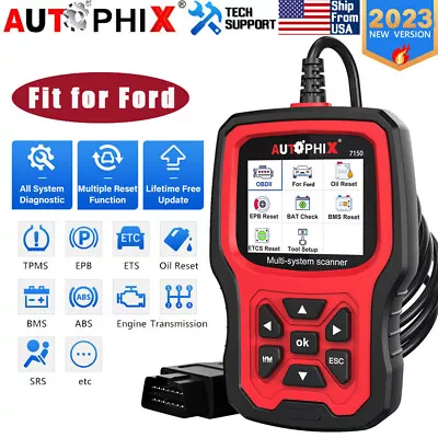 Autophix 7150 Car OBD2 Scanner All System Auto Diagnostic Scan Tool Fit For Ford • $89